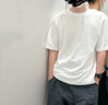 優(yōu)衣庫男裝/男女同款大師T AIRism棉混紡圓領(lǐng)T恤長(cháng)袖上衣479781 00 白色 XL /180/108B 曬單實(shí)拍圖
