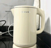 九陽(yáng)（Joyoung）熱水壺燒水壺電水壺 雙層壺體 304不銹鋼 1.5L家用0膠水電水壺 K15FD-W112 曬單實(shí)拍圖
