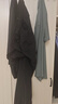 皮爾卡丹（pierre cardin）褲子男秋冬季商務(wù)休閑直筒褲男士寬松彈力天絲長(cháng)褲男裝 灰色 38 曬單實(shí)拍圖