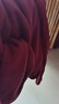 皮爾卡丹（pierre cardin）時尚運(yùn)動服套裝女秋冬季加絨加厚寬松顯瘦衛(wèi)衣休閑兩件套潮 酒紅色 衛(wèi)衣+長褲 【棉質(zhì)兩件套 XL 【建議115-125斤】 曬單實(shí)拍圖
