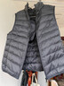 鴨鴨冬季新款女裝時(shí)尚羽絨馬甲女短款輕薄馬夾坎肩立領(lǐng)休閑氣質(zhì)背心K 黑色 2XL 曬單實(shí)拍圖