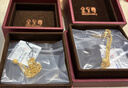 金至尊（3DG Jewellery）黃金手鏈女磨砂圓珠足金999金手鏈送女友老婆生日禮物計價(jià) 金重4.43克（配珠寶禮盒） 曬單實(shí)拍圖