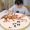 事事如意十字繡2025年新款線(xiàn)繡客廳手工diy自己刺繡簡(jiǎn)約現代小件 柿柿如意1 棉線(xiàn)【畫(huà)布尺寸40*40cm】+工具包 曬單實(shí)拍圖