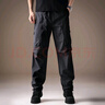 CANELIN KISKHA高端美式戶(hù)外防水沖鋒褲男秋冬新款工裝休閑速干運動(dòng)伐木直筒長(cháng)褲 曜石黑 【加絨款】 L 適合130-150斤 曬單實(shí)拍圖