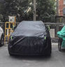 保時(shí)捷卡宴瑪坎帕拉梅拉博斯特專(zhuān)用車(chē)衣車(chē)罩防冰雹防曬罩車(chē)套全罩 升級高密度牛津布 黑色 大卡宴 曬單實(shí)拍圖