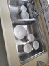 萬(wàn)享高溫釉下彩純白84頭碗碟套裝家用陶瓷餐具碗盤(pán)筷喬遷陶瓷器 曬單實(shí)拍圖
