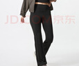 優(yōu)衣庫女裝AIRism高彈力喇叭緊身褲防紫外線(xiàn)打底防曬480809 09 黑色 S /155/64A 曬單實(shí)拍圖