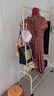 全品屋衣架落地立式衣帽架掛衣架臥室專(zhuān)用晾衣架掛衣服高級置物架雙100 曬單實(shí)拍圖