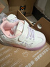 卡特兔兒童板鞋女童4-7歲閃燈童鞋2025秋新幼兒園小白鞋男童寶寶滑板鞋 白粉蝴蝶 26 內長(cháng)約17.0cm腳長(cháng)約15.5-16.1 曬單實(shí)拍圖
