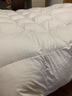 Lady Laura富安娜進(jìn)口95白鵝絨羽絨被靜音加厚冬被防鉆絨陪嫁被子鵝絨被芯 平格款白色【全棉抗菌+防鉆絨】 200cm*230cm【春秋被充絨1000g】 曬單實(shí)拍圖