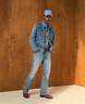 Levi's李維斯25年秋冬新款男士美式復古Clean Fit537靴形牛仔褲 星朗藍 31 (32) 曬單實(shí)拍圖