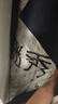 謎秀鉤花蕾絲鏤空連衣裙女2025夏季新甜美方領(lǐng)系帶收腰中長(cháng)款短袖 淺藍色 L 曬單實(shí)拍圖