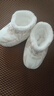 十月結晶新生兒腳套夾棉秋冬男女寶寶護腳套0-12個(gè)月嬰兒軟底鞋子 奈奈小兔粉 6-12個(gè)月 曬單實(shí)拍圖