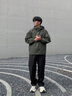 森馬（Semir）休閑褲男加絨三防戶(hù)外長(cháng)褲2025冬直筒褲子松緊腰百搭109725127102 曬單實(shí)拍圖