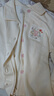 嫚熙（EMXEE）【新品】秋冬空氣棉月子服孕婦哺乳保暖睡衣產(chǎn)后夾棉家居服套裝 香草白「暖芯空氣棉 三層鎖溫」 適合10~20℃ XL（適穿140-165斤） 曬單實(shí)拍圖