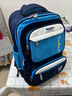 史努比（SNOOPY）書(shū)包小學(xué)生兒童護脊減負1-3-6年級大容量背包男孩雙肩包 藍色大號 曬單實(shí)拍圖