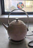 來(lái)點(diǎn)己顏高顏值304不銹鋼電熱水壺2025新款燒水壺泡茶專(zhuān)用大容量 粉漸變米白（銀色提梁） 600ml 曬單實(shí)拍圖