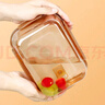 希樂(lè )扣耐熱玻璃飯盒上班族帶飯微波爐加熱專(zhuān)用碗餐盒便當盒分隔保鮮盒 曬單實(shí)拍圖