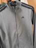 adidas男女大童休閑舒適長(cháng)袖套裝兒童秋季新款阿迪達斯官方輕運動(dòng) 珍珠煙灰   140 曬單實(shí)拍圖
