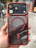 社前適用蘋(píng)果17Promax手機殼iPhone17pro拍照按鍵全包17磁吸16Pro/max軟邊框15pro高級感14Pro硬殼 【磁吸橙色】金屬鏡頭-透黑背板 蘋(píng)果17promax 曬單實(shí)拍圖
