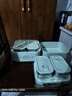 小熊（Bear）電熱飯盒 加熱飯盒 保溫飯盒可加熱 雙層四膽辦公室蒸煮熱飯神器可預約上班族加熱便當盒DFH-G16W7 曬單實(shí)拍圖