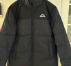 鴻星爾克馭光2.0|羽絨服男秋冬新款男女情侶防潑水休閑短款羽絨夾克外套 正黑 3XL 曬單實(shí)拍圖