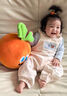 G.DUCKKIDS小黃鴨嬰兒早秋套裝小月齡女寶秋裝2025新款洋氣時(shí)髦背帶褲兩件套 米色背帶褲+藍(lán)色花邊領(lǐng)T 73cm 73 曬單實(shí)拍圖