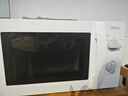 美的微波爐預制菜加熱 家用小型 700W大火力黃金容量20L 360°均勻加熱旋鈕操控易清潔方便快捷 PM20A0 曬單實(shí)拍圖