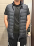 波司登25年羽絨馬甲男士秋冬90絨輕薄立領(lǐng)修身短款休閑送禮物外套 曬單實(shí)拍圖