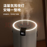嘉柏蘭加濕器大霧量家用臥室2025新款靜音辦公室桌面usb便攜孕婦嬰兒補水車(chē)載空氣凈化噴霧宿舍學(xué)生 雅典白【插電款】大容量+雙孔大噴霧+三擋可調 1.5L大容量+智能數顯+氛圍小夜燈+安全防干燒 曬單實(shí)拍圖