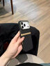 班羅爾 蘋(píng)果17ProMax手機殼新款高級行李箱PC+PU拼接iPhone17pro保護套磁吸防磨簡(jiǎn)約輕奢男女款 黑色【高級拼接*磁吸防磨】 iPhone 17 Pro Max 曬單實(shí)拍圖