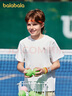 巴拉巴拉兒童短袖T恤2025年夏季男童上衣舒適柔軟速干T純色208225117218 曬單實(shí)拍圖