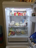 小吉（MINIJ）402L復古三門(mén)冰箱家用小戶(hù)型嵌入式三開(kāi)門(mén)電冰箱風(fēng)冷無(wú)霜一級能效國家補貼BCD-JY402W 曬單實(shí)拍圖