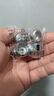貝見(jiàn)不銹鋼車(chē)牌螺絲防盜帶字專(zhuān)用螺絲卡扣汽車(chē)固定牌照扣上牌車(chē)型通用 一包四顆（一字防盜螺桿）要字留言 曬單實(shí)拍圖