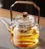 PAKCHOICE煮茶壺全玻璃燒水壺蒸煮一體圍爐煮茶壺提梁泡茶養生花茶壺耐高溫 曬單實(shí)拍圖