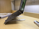 聯(lián)想（Lenovo）筆記本支架電腦桌支架 便攜立式增高架適用蘋(píng)果小新PRO14 華為 15.6英寸 X1白色 曬單實(shí)拍圖