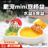 SERENE PET 青松寵 寄居蟹食盆泡澡盆守宮水盆蜥蜴喂食盆造景沙蟹爬寵飼養套裝水碗 蘿卜食盆水盆【一個(gè)裝】 曬單實(shí)拍圖