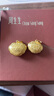 周生生黃金吊墜 足金長(cháng)命鎖寶寶周歲禮物 不含項鏈09300P 計價(jià) 3.4克 曬單實(shí)拍圖