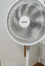 美的（Midea）電風(fēng)扇家用7葉落地扇搖頭電風(fēng)扇循臥室宿舍輕音風(fēng)扇臺式桌面小型風(fēng)扇臺地兩用升級款 白色丨7葉臺地兩用 曬單實(shí)拍圖