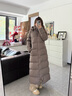 加拿大鵝（Canada Goose）【新品】Mystique Puffer女士同色調徽標羽絨服外套  3044WT 9394 煙灰褐 S 曬單實(shí)拍圖