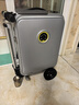 Airwheel愛(ài)爾威電動(dòng)行李箱可騎行拉桿箱可坐可代步鋁框箱包20英寸登機(jī)箱 曬單實(shí)拍圖