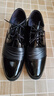 紅蜻蜓皮鞋男秋冬商務(wù)正裝男鞋系帶舒適單鞋德比鞋婚鞋 WBA8140 黑色 43 曬單實(shí)拍圖