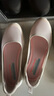 斯凱奇（Skechers）女鞋夏季時(shí)尚透氣淺口單鞋復古鞋子女低幫一腳蹬平底通勤鞋104199 自然色/NAT 37 曬單實(shí)拍圖