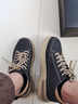 CHGF增高鞋男士隱形內增高男鞋春夏季新款百搭運動(dòng)板鞋透氣休閑鞋子男 D2103黑色【皮面】-增高8cm 40 （運動(dòng)碼） 曬單實(shí)拍圖