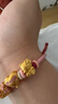 周生生HelloKitty黃金轉運珠三麗鷗足金mini版少女心組合單顆 招財福貓92618C 曬單實(shí)拍圖