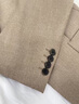 callisto【意大利進(jìn)口 微絨感重磅全羊毛】春秋男士西服西褲套裝宴會(huì )禮服 咖啡色 180C 【西服 50C】 曬單實(shí)拍圖