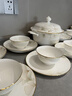 佩爾森碗碟套裝家用2025新款高顏值碗具套裝景德鎮陶瓷新喬遷結婚禮物 曬單實(shí)拍圖