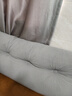 浪莎（langsha）床頭靠背護腰靠枕床上靠墊家用雙人榻榻米軟包可拆洗2025最新款 雪尼爾-深灰色【可拆洗】 含枕芯 長(cháng)150厚20高50cm/久靠不累 曬單實(shí)拍圖