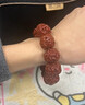 蔓笙冰透玉化大金剛菩提手串男士盤(pán)玩爆肉核桃佛珠手鏈文玩串珠手把件 金剛菩提 曬單實(shí)拍圖
