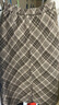 香影格子毛呢半身裙女2025秋冬新款高腰a字輕熟風(fēng)美拉德咖色裙子 咖啡A844070 S 曬單實(shí)拍圖